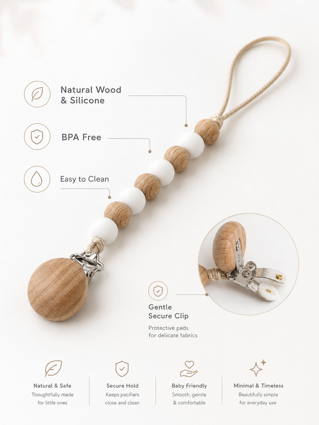 Pacifier Clip Bundle (Pack of 2)