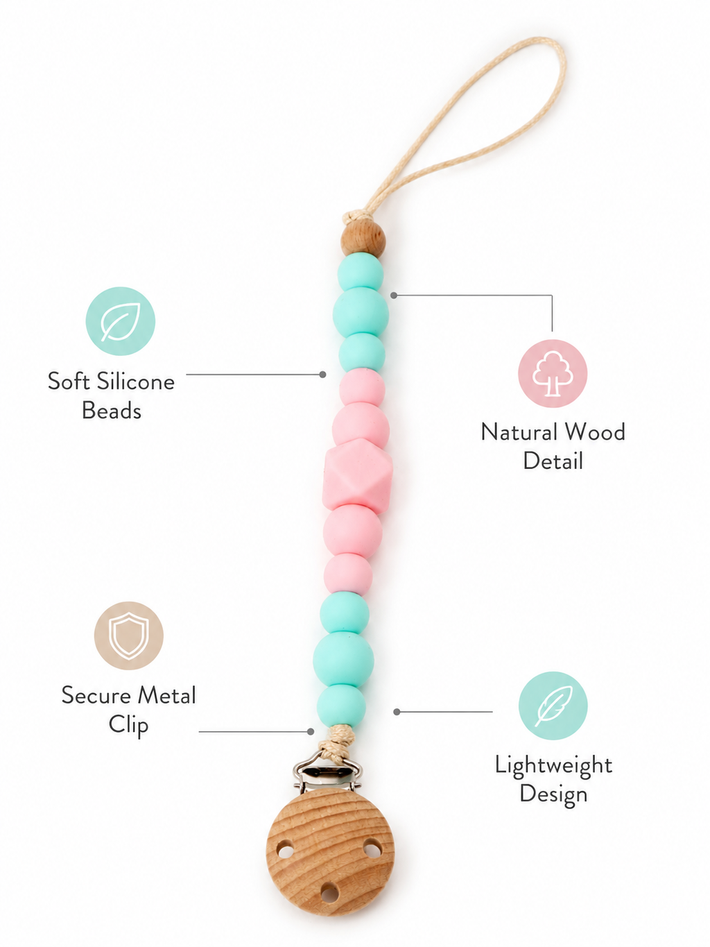 Pacifier Clip Bundle (Pack of 2)