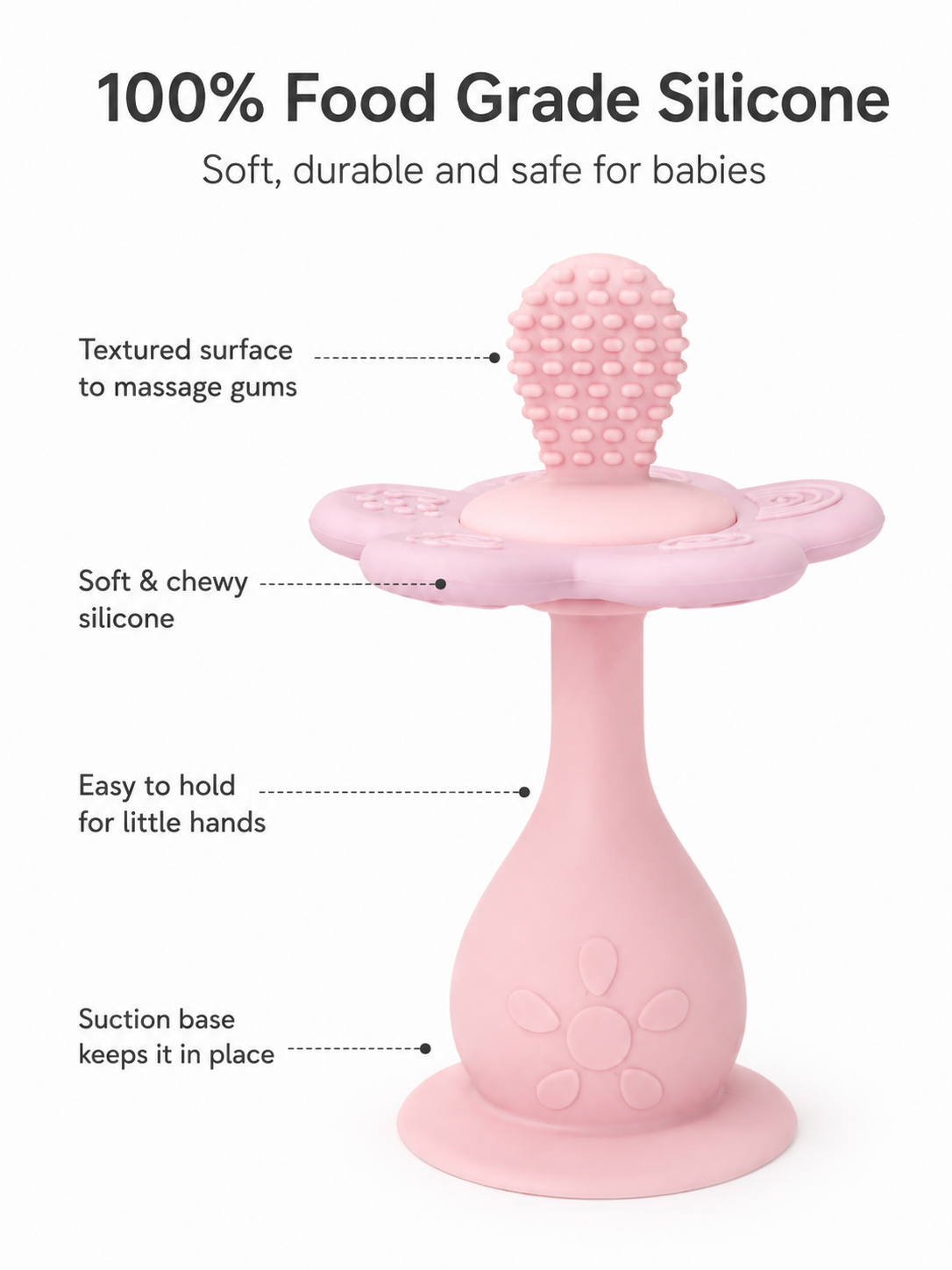 Flower Baby Teether Rattle™